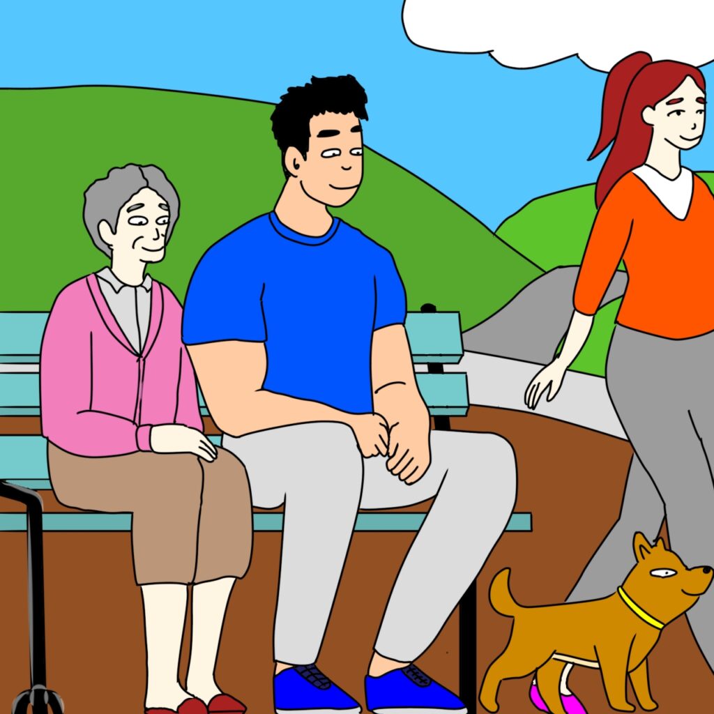 「あら、犬がいないじゃない」